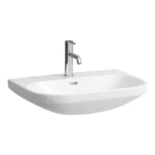   Laufen Lua kerámia mosdó 65x46 cm egy csaplyukkal és túlfolyóval, LCC bevonattal, fehér H8110864001041