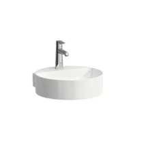   Laufen Val fehér kézmosó 40x42.5 cm, 1 csaplyukkal és túlfolyó nélkül H8112810001111