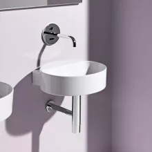   Laufen Val fehér kézmosó 40x42.5 cm, csaplyuk és túlfolyó nélkül H8112810001121