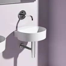   Laufen Val matt fehér kézmosó 40x42.5 cm, csaplyuk és túlfolyó nélkül H8112817571121