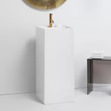   Laufen Kartell by Laufen fehér szabadonálló mosdó 37.5x43.5 cm, 1 csaplyukkal H8113310001111