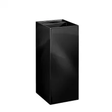   Laufen Kartell by Laufen fényes fekete szabadonálló mosdó 37.5x43.5 cm, csaplyuk nélkül H8113310201121