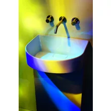   Laufen Sonar szabadon álló matt fehér mosdó 40x38cm H8113417571121