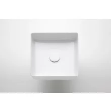   Laufen Living SaphirKeramik mosdótál 36x36 cm csaplyuk és túlfolyó nélkül, fehér H8114330001121