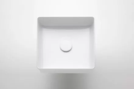 Laufen Living SaphirKeramik mosdótál 36x36 cm csaplyuk és túlfolyó nélkül, fehér H8114330001121