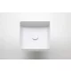 Laufen Living SaphirKeramik mosdótál 36x36 cm csaplyuk és túlfolyó nélkül, fehér H8114330001121