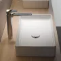 Laufen Living SaphirKeramik mosdótál 60x34 cm csaplyuk és túlfolyó nélkül, LCC bevonattal, fehér H8114344001121