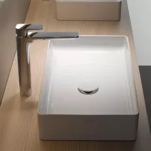   Laufen Living SaphirKeramik mosdótál 60x34 cm csaplyuk és túlfolyó nélkül, matt fekete H8114347161121