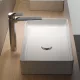 Laufen Living SaphirKeramik mosdótál 60x34 cm csaplyuk és túlfolyó nélkül, matt fekete H8114347161121