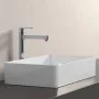 Laufen Living SaphirKeramik mosdótál 60x34 cm csaplyuk és túlfolyó nélkül, matt fekete H8114347161121