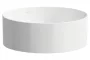 Laufen Living SaphirKeramik mosdótál 38x38 cm csaplyuk és túlfolyó nélkül, LCC bevonattal, fehér H8114354001121