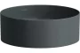 Laufen Living SaphirKeramik mosdótál 38x38 cm csaplyuk és túlfolyó nélkül, matt grafit H8114357581121