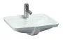 Laufen Pro S alulról beépíthető mosdó 49x36 cm, 1 csaplyukkal H8119660001041