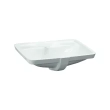   Laufen Pro S alulról beépíthető mosdó 49x36 cm, csaplyuk nélkül H8119660001091