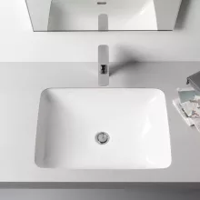   Laufen Pro S alulról beépíthető mosdó 60 x 40 cm csaplyuk nélkül LCC felülettel H8119694001091