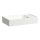 Laufen Meda porcelán kézmosó 60x35 cm túlfolyóval és csaplyuk nélkül, jobbos/fehér H8121130001091