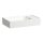 Laufen Meda porcelán kézmosó 60x35 cm túlfolyóval és csaplyuk nélkül, LCC bevonattal, jobbos/fehér H8121134001091