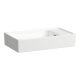 Laufen Meda porcelán kézmosó 60x35 cm túlfolyóval és csaplyuk nélkül, LCC bevonattal, jobbos/fehér H8121134001091