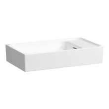   Laufen Meda porcelán kézmosó 60x35 cm túlfolyóval és csaplyuk nélkül, jobbos/matt fehér H8121137571091