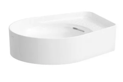 Laufen Val matt fehér mosdótál 50x40 cm, csaplyuk nélkül H8122817571091