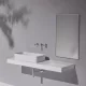 Laufen Val fehér mosdótál 55x36 cm, túlfolyó nélkül H8122820001121