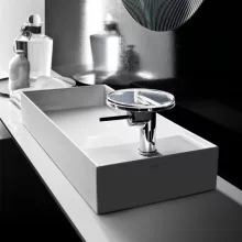  Laufen Kartell by Laufen fehér mosdótál 75x35 cm, 1 csaplyukkal és túlfolyó nélkül H8123320001111
