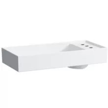  Laufen Kartell by Laufen fehér mosdótál 75x35 cm, 3 csaplyukkal és túlfolyó nélkül H8123320001581