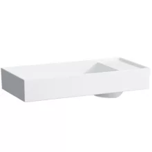   Laufen Kartell by Laufen matt fehér mosdótál 75x35 cm, csaplyuk és túlfolyó nélkül H8123327571121