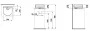 Laufen Sonar fehér mosdótál textúrált felülettel 34x34 cm H8123410001121