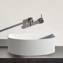   Laufen Sonar matt fehér mosdótál textúrált felülettel 34x34 cm H8123417571121