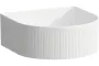 Laufen Sonar fehér mosdótál texturált felülettel 41x36,5 cm H8123430001121