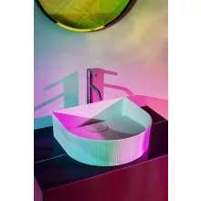   Laufen Sonar matt fehér mosdótál texturált felülettel 41x36,5 cm H8123437571121