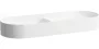 Laufen Sonar matt fehér dupla mosdótál H8123487571121
