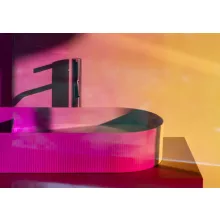   Laufen Sonar matt fehér dupla mosdótál texturált felülettel 100x37 cm H8123497571121