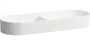 Laufen Sonar matt fehér dupla mosdótál texturált felülettel 100x37 cm H8123497571121