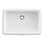 Laufen Living City alulról beépíthető kerámia mosdó 49x31 cm csaplyuk és túlfolyó nélkül, matt fehér H8124307571091