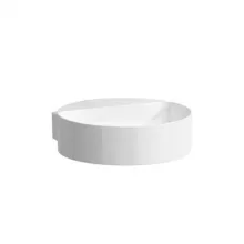   Laufen Val fehér kézmosó 40x42.5 cm, csiszolt alsó felülettel, csaplyuk és túlfolyó nélkül H8132810001121