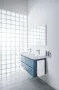 Laufen Pro X porcelán dupla mosdó 120x46 cm, csaplyuk nélkül és túlfolyóval, fehér kivitelben.