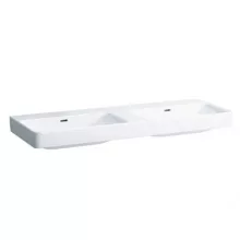   Laufen Pro S dupla mosdó 130x46 cm, csaplyuk nélkül H8149680001091