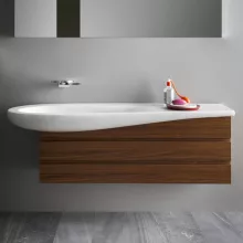   Laufen Ilbagnoalessi One mosdó 120x50cm, csaplyuk és túlfolyó nélkül H8149734001091