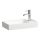 Laufen Meda porcelán kézmosó 46x23,5 cm csaplyuk és túlfolyó nélkül, jobbos/matt fehér H8151137571121
