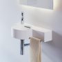 Laufen Val köralakú kézmosó 55x31,5 cm, 1 csaplyukkal, fehér H8152830001051