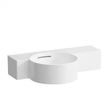   Laufen Val köralakú kézmosó 55x31,5 cm, csaplyuk nélkül, fehér H8152830001091