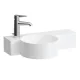 Laufen Val köralakú kézmosó 55x31,5 cm, 1 csaplyukkal és túlfolyó nélkül, fehér H8152830001131