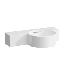   Laufen Val köralakú fehér kézmosó 55x31.5 cm, csaplyuk nélkül H8152840001091