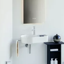   Laufen Val matt fehér kézmosó 53x40 cm, 1 csaplyukkal H8152887571061