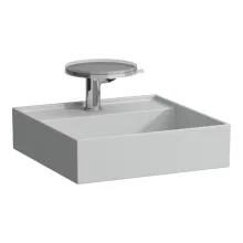   Laufen Kartell by Laufen kézmosó 1 csapfurattal 46x46 cm, matt szürke H8153317591111