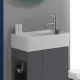 Laufen Kartell by Laufen jobbos matt fehér kézmosó 46x28 cm, 1 csaplyukkal H8153347571111