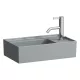 Laufen Kartell by Laufen jobbos kézmosó 1 csapfurattal 46x28 cm, matt grafit H8153347581111