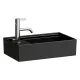 Laufen Kartell by Laufen balos kézmosó 1 csapfurattal 46x28 cm, fényes fekete H8153350201111